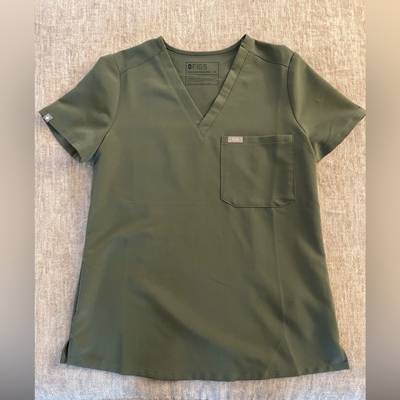 Figs catarina top. Color moss. Size xs - Picture 1 of 2